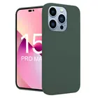 ShieldCase® ShieldCase iPhone 15 Pro Max Silikonhülle (Dunkelgrün)