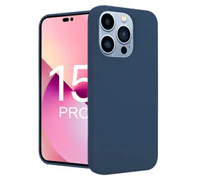 ShieldCase® iPhone 15 Pro Silikon Hülle (Dunkelblau) ShieldCase® iPhone 15 Pro Silikon Hülle (Dunkelblau)