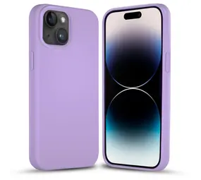 Coverzs iPhone 15 Solid Silikon Hülle (Helllila) Coverzs iPhone 15 Solid Silikon Hülle (Helllila)