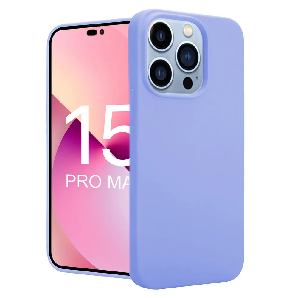 ShieldCase® ShieldCase iPhone 15 Pro Max Silikonhülle (Lila)