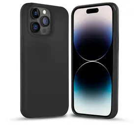 Coverzs iPhone 15 Pro Solid Silikon Hülle (Schwarz) Coverzs iPhone 15 Pro Solid Silikon Hülle (Schwarz)