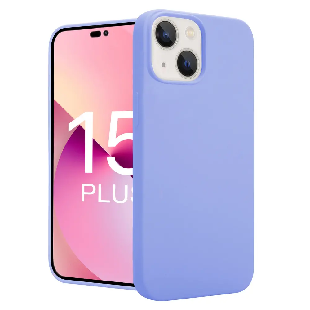 ShieldCase® ShieldCase iPhone 15 Plus Silikonhülle (Lila)