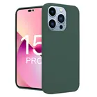 ShieldCase® ShieldCase iPhone 15 Pro Silikon Hülle (Dunkelgrün)