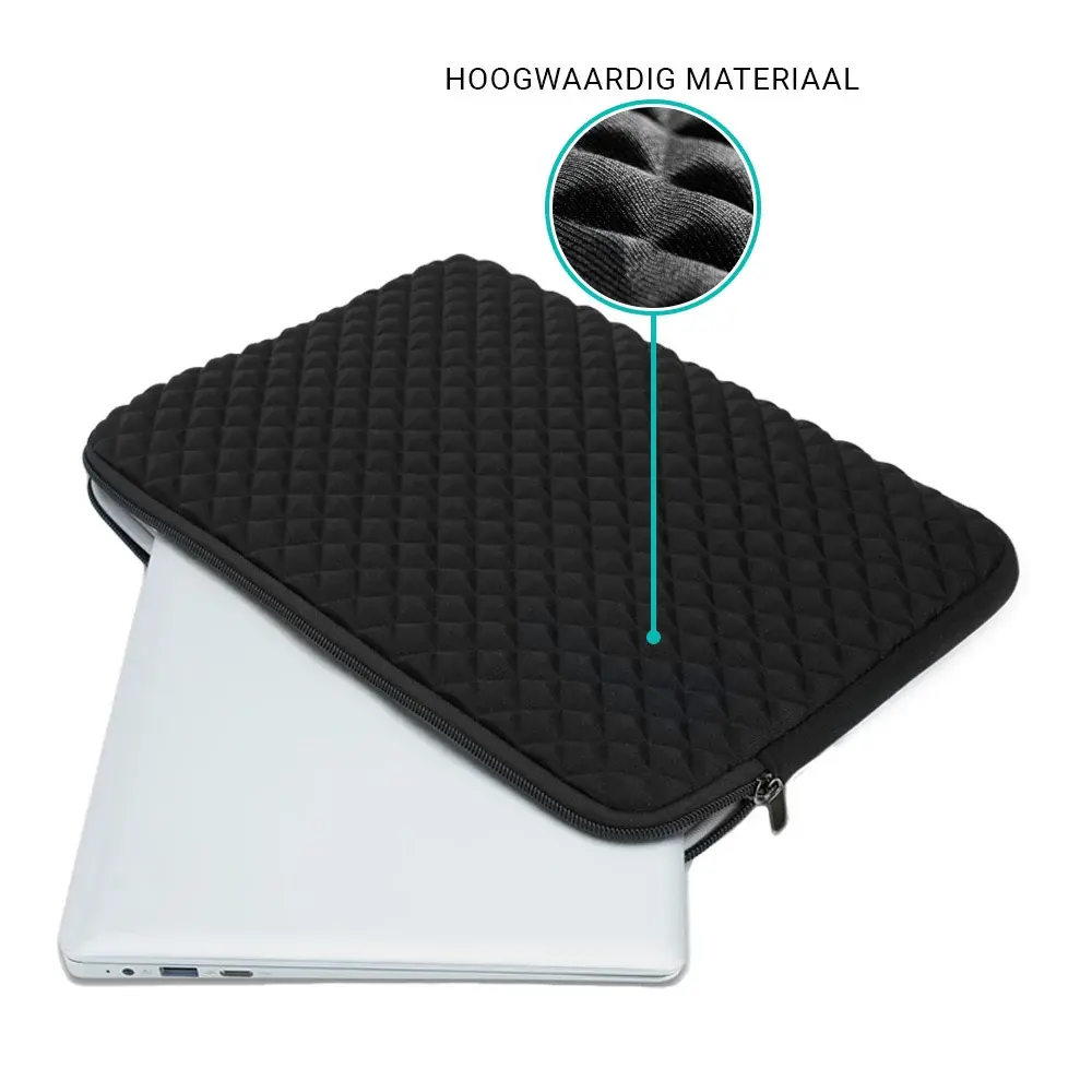 Coverzs Coverzs Diamant Laptoptasche 15.6 Zoll (Schwarz) Coverzs Coverzs Diamant Laptoptasche 15.6 Zoll (Schwarz)