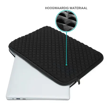 Coverzs Coverzs Diamant Laptoptasche 14 Zoll (Schwarz) Coverzs Coverzs Diamant Laptoptasche 14 Zoll (Schwarz)