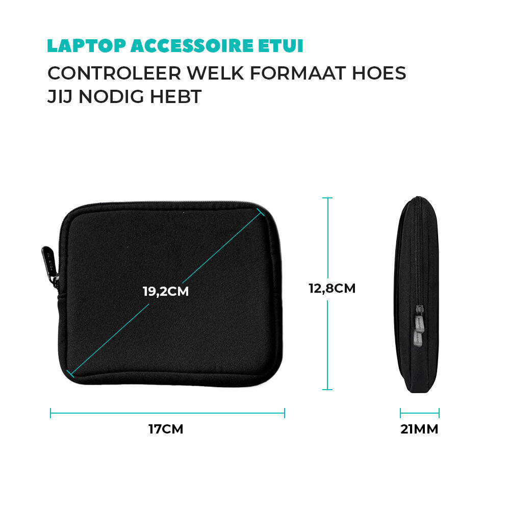 Coverzs Coverzs Laptop-Zubehörtasche für Maus, Stifte und Ladegerät Coverzs Coverzs Laptop-Zubehörtasche für Maus, Stifte und Ladegerät