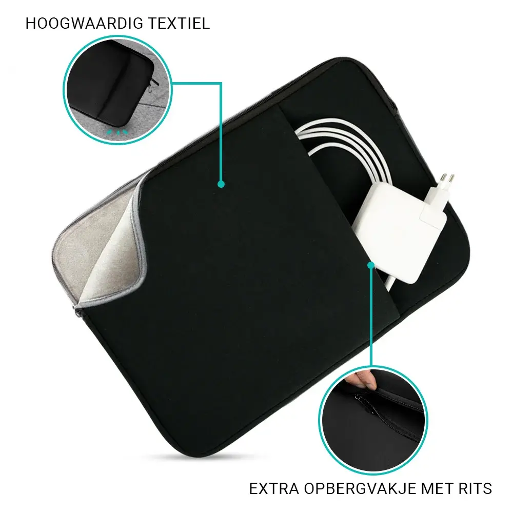 Coverzs Coverzs Laptoptasche 15.6 Zoll & 17 Zoll (Schwarz) Coverzs Coverzs Laptoptasche 15.6 Zoll & 17 Zoll (Schwarz)