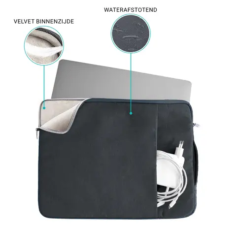 Coverzs Coverzs Luxus Laptoptasche 14 Zoll (Dunkelblau) Coverzs Coverzs Luxus Laptoptasche 14 Zoll (Dunkelblau)