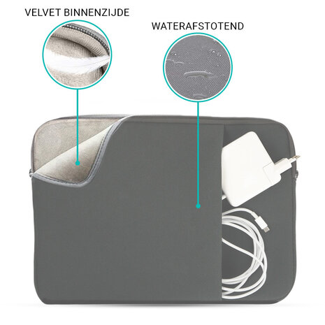 Coverzs Coverzs Laptoptasche 15.6 Zoll (Grau) Coverzs Coverzs Laptoptasche 15.6 Zoll (Grau)