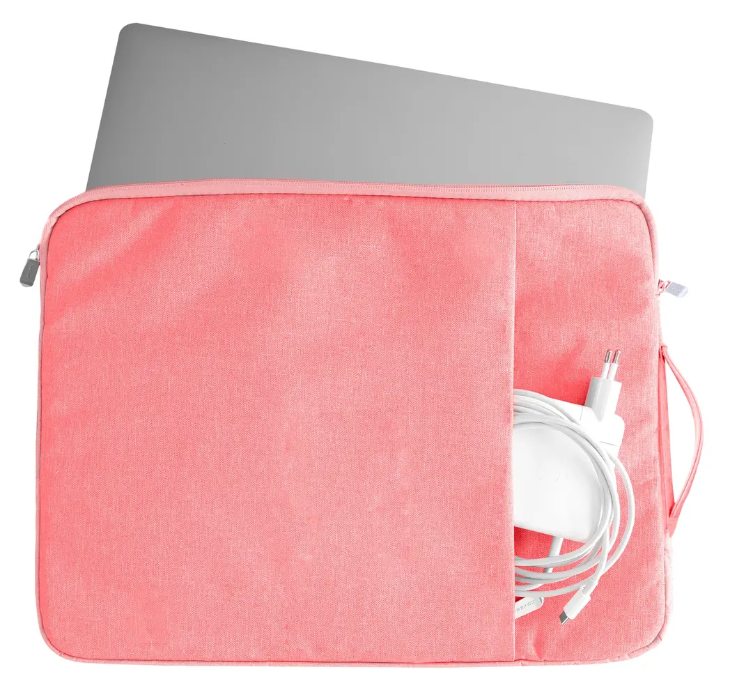 Coverzs Luxus Laptoptasche 16 Zoll (Rosa)