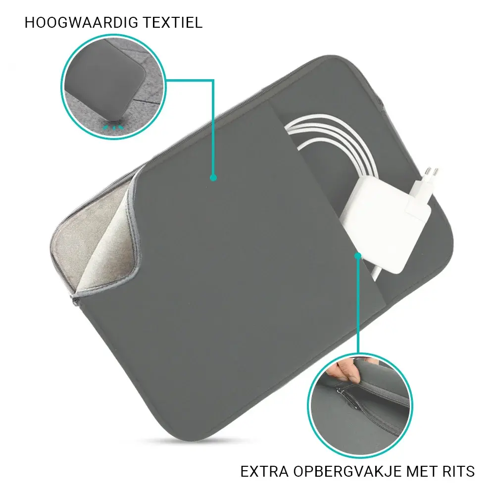 Coverzs Coverzs Laptoptasche 14 Zoll (Grau) Coverzs Coverzs Laptoptasche 14 Zoll (Grau)