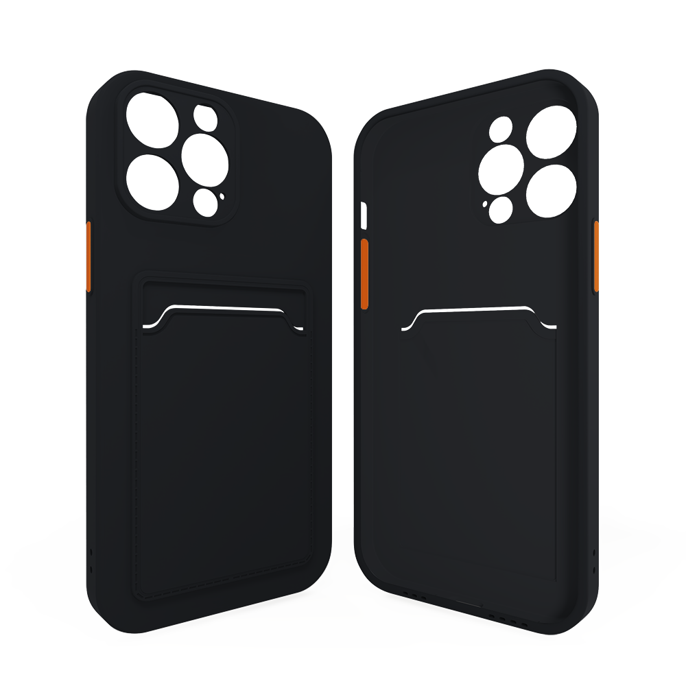 ShieldCase® ShieldCase iPhone 15 Pro Silikon Hülle mit Kartenfach (Dunkelblau) ShieldCase® ShieldCase iPhone 15 Pro Silikon Hülle mit Kartenfach (Dunkelblau)