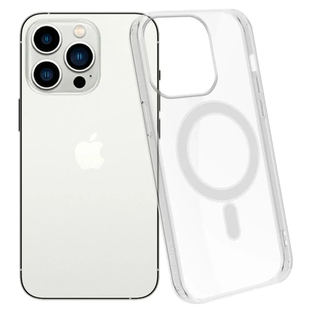 ShieldCase® ShieldCase iPhone 15 Pro Silikon Hülle mit MagSafe (Transparent) ShieldCase® ShieldCase iPhone 15 Pro Silikon Hülle mit MagSafe (Transparent)