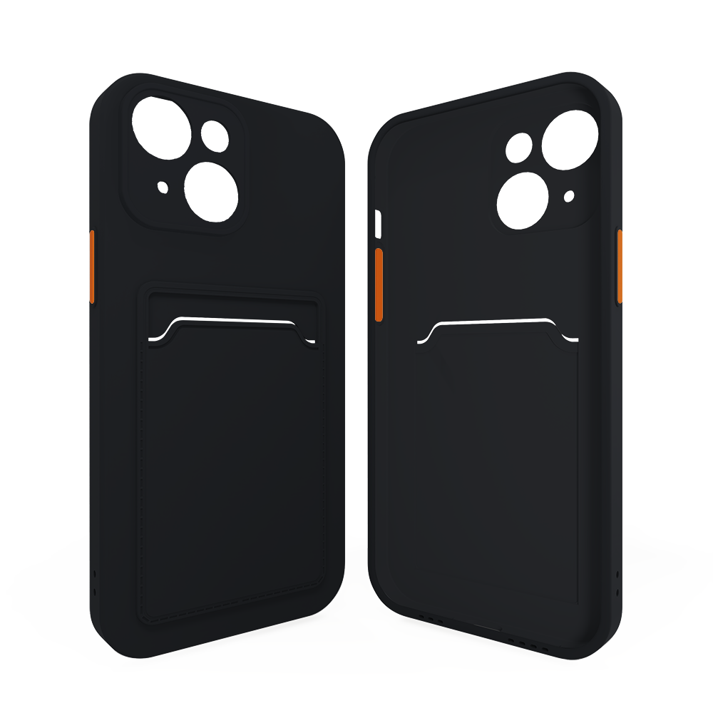 ShieldCase® ShieldCase iPhone 15 Silikon Hülle mit Kartenfach (Dunkelblau) ShieldCase® ShieldCase iPhone 15 Silikon Hülle mit Kartenfach (Dunkelblau)