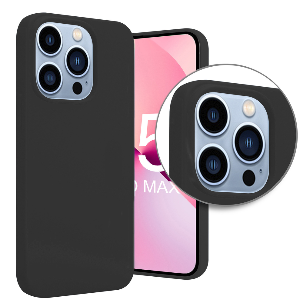 ShieldCase® ShieldCase iPhone 15 Pro Max Silikonhülle (Schwarz) ShieldCase® ShieldCase iPhone 15 Pro Max Silikonhülle (Schwarz)