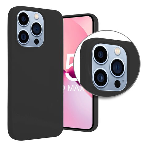 ShieldCase® ShieldCase iPhone 15 Pro Max Silikonhülle (Schwarz) ShieldCase® ShieldCase iPhone 15 Pro Max Silikonhülle (Schwarz)