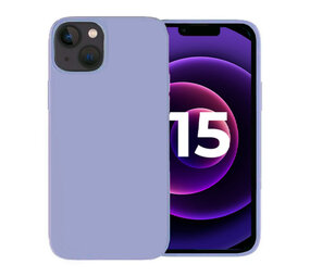 Ceezs iPhone 15 Hülle Silikon (Lila)