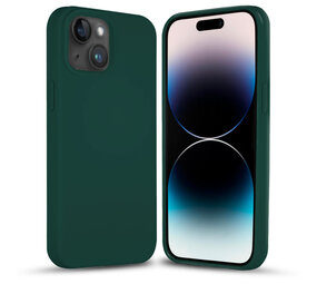 Coverzs iPhone 15 Solid Silikon Hülle (Dunkelgrün) Coverzs iPhone 15 Solid Silikon Hülle (Dunkelgrün)