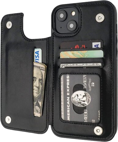 ShieldCase® ShieldCase iPhone 15 Wallet Case (Schwarz) ShieldCase® ShieldCase iPhone 15 Wallet Case (Schwarz)