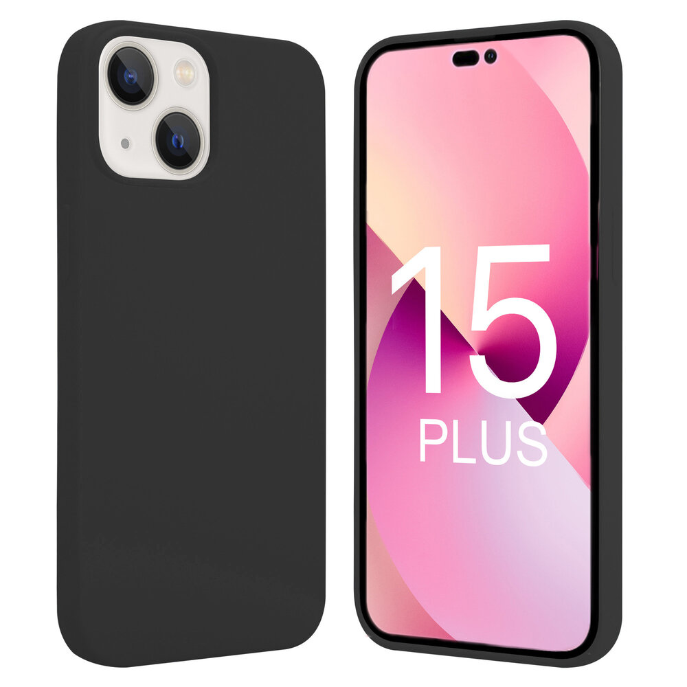 ShieldCase® ShieldCase iPhone 15 Plus Silikonhülle (Schwarz)