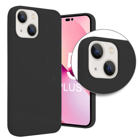 ShieldCase® ShieldCase iPhone 15 Plus Silikonhülle (Schwarz)