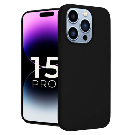 ShieldCase® ShieldCase iPhone 15 Pro Ultradünne Hülle (Schwarz)