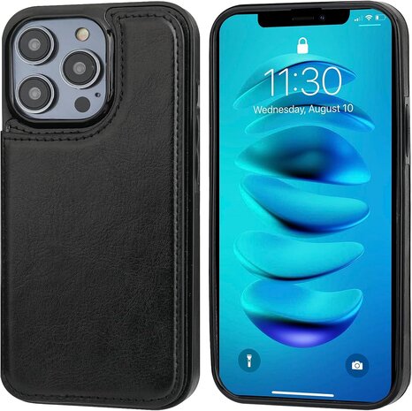 ShieldCase® ShieldCase iPhone 15 Pro Wallet Case (Schwarz) ShieldCase® ShieldCase iPhone 15 Pro Wallet Case (Schwarz)