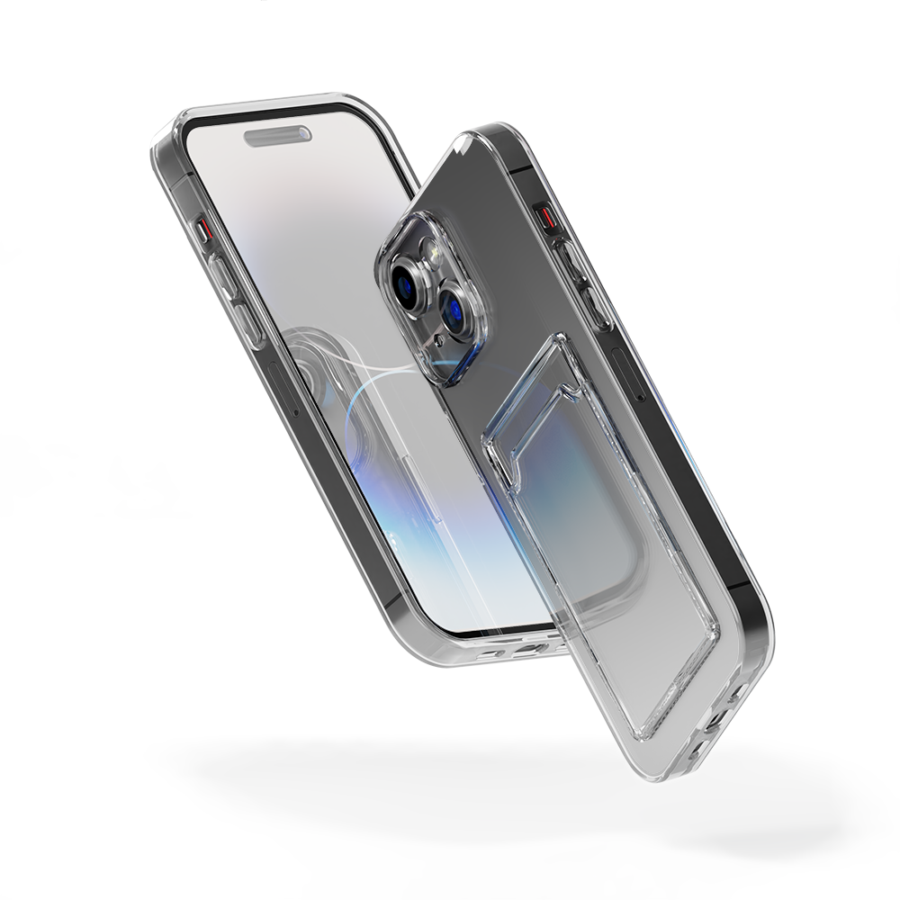 ShieldCase® ShieldCase iPhone 15 Plus TPU Hülle mit Kartenfach (Transparent) ShieldCase® ShieldCase iPhone 15 Plus TPU Hülle mit Kartenfach (Transparent)