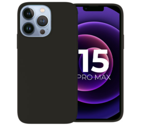 Ceezs iPhone 15 Pro Max Hülle Silikon (Schwarz) Ceezs iPhone 15 Pro Max Hülle Silikon (Schwarz)