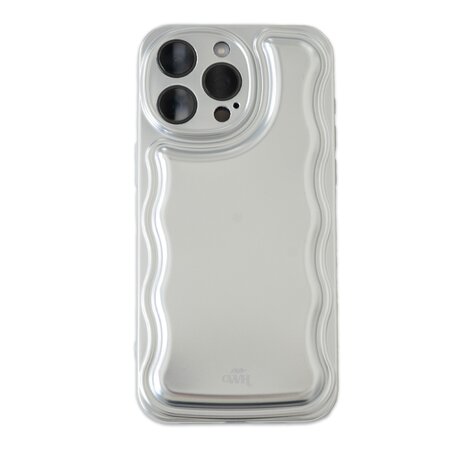 xoxo Wildhearts xoxo Wildhearts Wavy case Silver - iPhone 15 Pro Hülle xoxo Wildhearts xoxo Wildhearts Wavy case Silver - iPhone 15 Pro Hülle