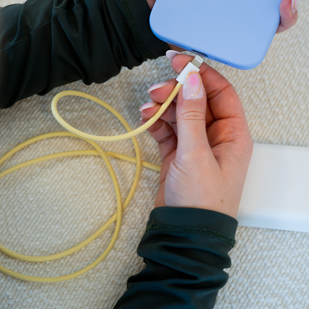 ShieldCase® ShieldCase USB-C auf Lightning Kabel für iPhone-Modelle 1 Meter (Gelb) ShieldCase® ShieldCase USB-C auf Lightning Kabel für iPhone-Modelle 1 Meter (Gelb)