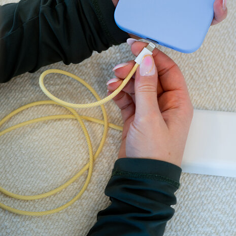 ShieldCase® ShieldCase USB-C auf Lightning Kabel für iPhone-Modelle 1 Meter (Gelb) ShieldCase® ShieldCase USB-C auf Lightning Kabel für iPhone-Modelle 1 Meter (Gelb)