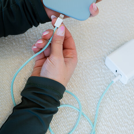 ShieldCase® ShieldCase USB-C auf Lightning kabel für iPhone-Modelle 1 Meter (Grün) ShieldCase® ShieldCase USB-C auf Lightning kabel für iPhone-Modelle 1 Meter (Grün)