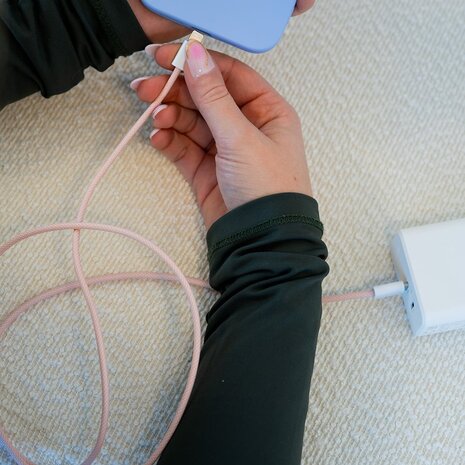 ShieldCase® ShieldCase USB-C auf Lightning kabel für iPhone-Modelle 1 Meter (Rosa) ShieldCase® ShieldCase USB-C auf Lightning kabel für iPhone-Modelle 1 Meter (Rosa)