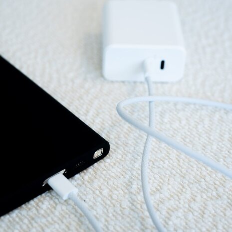 ShieldCase® ShieldCase USB-C auf USB-C kabel für iPhone-Modelle 1 Meter (Weiß) ShieldCase® ShieldCase USB-C auf USB-C kabel für iPhone-Modelle 1 Meter (Weiß)