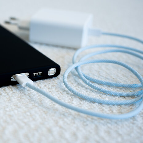 ShieldCase® ShieldCase USB-C auf USB-C kabel für iPhone-Modelle 1 Meter (Blau) ShieldCase® ShieldCase USB-C auf USB-C kabel für iPhone-Modelle 1 Meter (Blau)