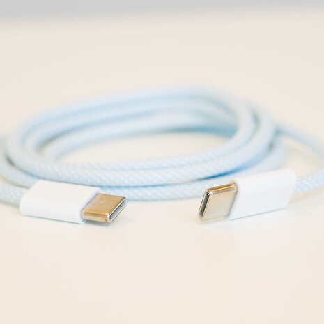 ShieldCase® ShieldCase USB-C auf USB-C kabel für iPhone-Modelle 1 Meter (Blau) ShieldCase® ShieldCase USB-C auf USB-C kabel für iPhone-Modelle 1 Meter (Blau)