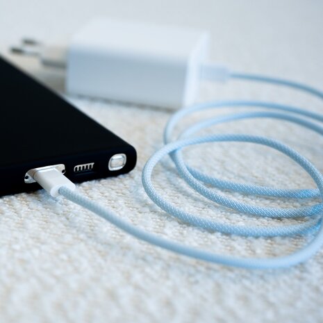 ShieldCase® ShieldCase USB-C auf USB-C kabel für Samsung-Modelle 1 Meter (Blau)