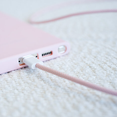 ShieldCase® ShieldCase USB-C auf USB-C kabel für Samsung-Modelle 1 Meter (Rosa) ShieldCase® ShieldCase USB-C auf USB-C kabel für Samsung-Modelle 1 Meter (Rosa)