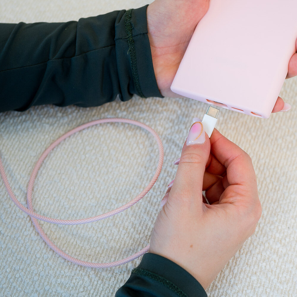 ShieldCase® ShieldCase USB-C auf USB-C kabel für Samsung-Modelle 1 Meter (Rosa) ShieldCase® ShieldCase USB-C auf USB-C kabel für Samsung-Modelle 1 Meter (Rosa)