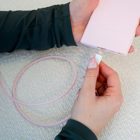 ShieldCase® ShieldCase USB-C auf USB-C kabel für Samsung-Modelle 1 Meter (Rosa) ShieldCase® ShieldCase USB-C auf USB-C kabel für Samsung-Modelle 1 Meter (Rosa)