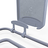 Coverzs Coverzs iPhone 15 Silikonhülle mit Band (Graublau) Coverzs Coverzs iPhone 15 Silikonhülle mit Band (Graublau)