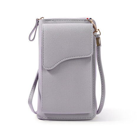 Coverzs Coverzs Handytasche Leder mit Geldbörse (Lavendel) Coverzs Coverzs Handytasche Leder mit Geldbörse (Lavendel)