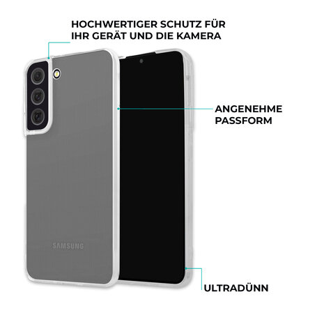 ShieldCase® ShieldCase Samsung Galaxy S24 schlanke Hülle (transparent) ShieldCase® ShieldCase Samsung Galaxy S24 schlanke Hülle (transparent)