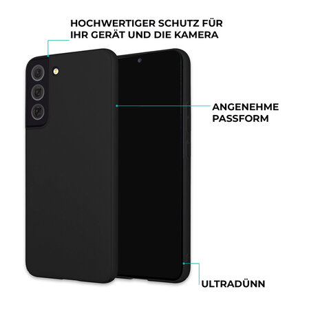 ShieldCase® ShieldCase Samsung Galaxy S24 Slim Hülle (schwarz) ShieldCase® ShieldCase Samsung Galaxy S24 Slim Hülle (schwarz)