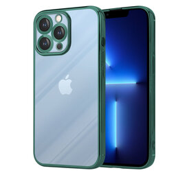 ShieldCase® iPhone 13 Pro Max Quadratische Metallic-Hülle (Dunkelgrün)