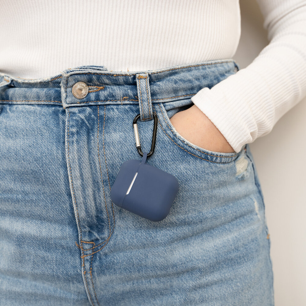 ShieldCase® Shieldcase Apple Airpods Silikonhülle (Dunkelblau) ShieldCase® Shieldcase Apple Airpods Silikonhülle (Dunkelblau)