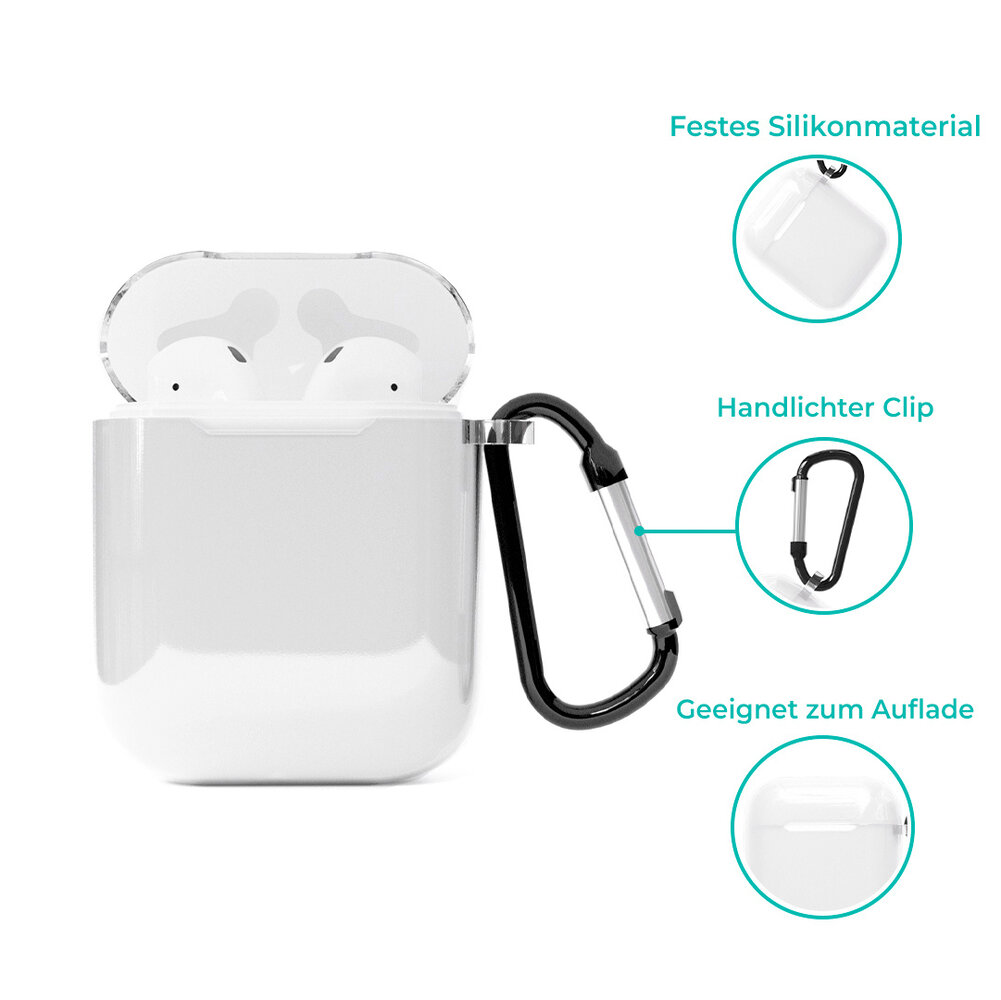 ShieldCase® Shieldcase Airpods Silikonhülle Transparent ShieldCase® Shieldcase Airpods Silikonhülle Transparent