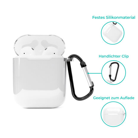 ShieldCase® Shieldcase Airpods Silikonhülle Transparent ShieldCase® Shieldcase Airpods Silikonhülle Transparent