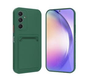 ShieldCase® Samsung Galaxy A55 Silikonhülle mit Kartenhalter (Dunkelgrün) ShieldCase® Samsung Galaxy A55 Silikonhülle mit Kartenhalter (Dunkelgrün)